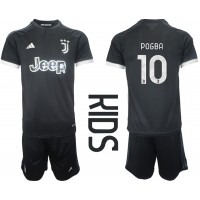 Dres Juventus Paul Pogba #10 Rezervni za djecu 2023-24 Kratak Rukav (+ kratke hlače)